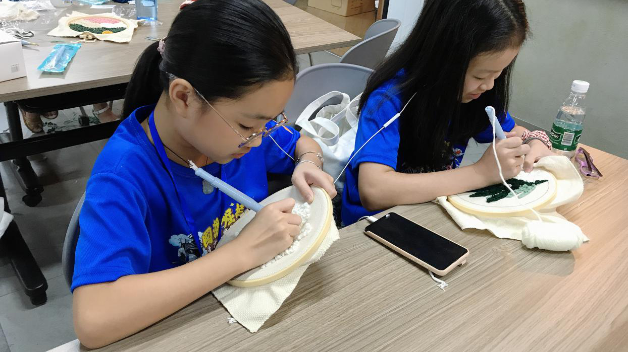 寓學于樂中成為一名小設計師，國潮崛起——青少年國潮設計快閃學堂正式結營~