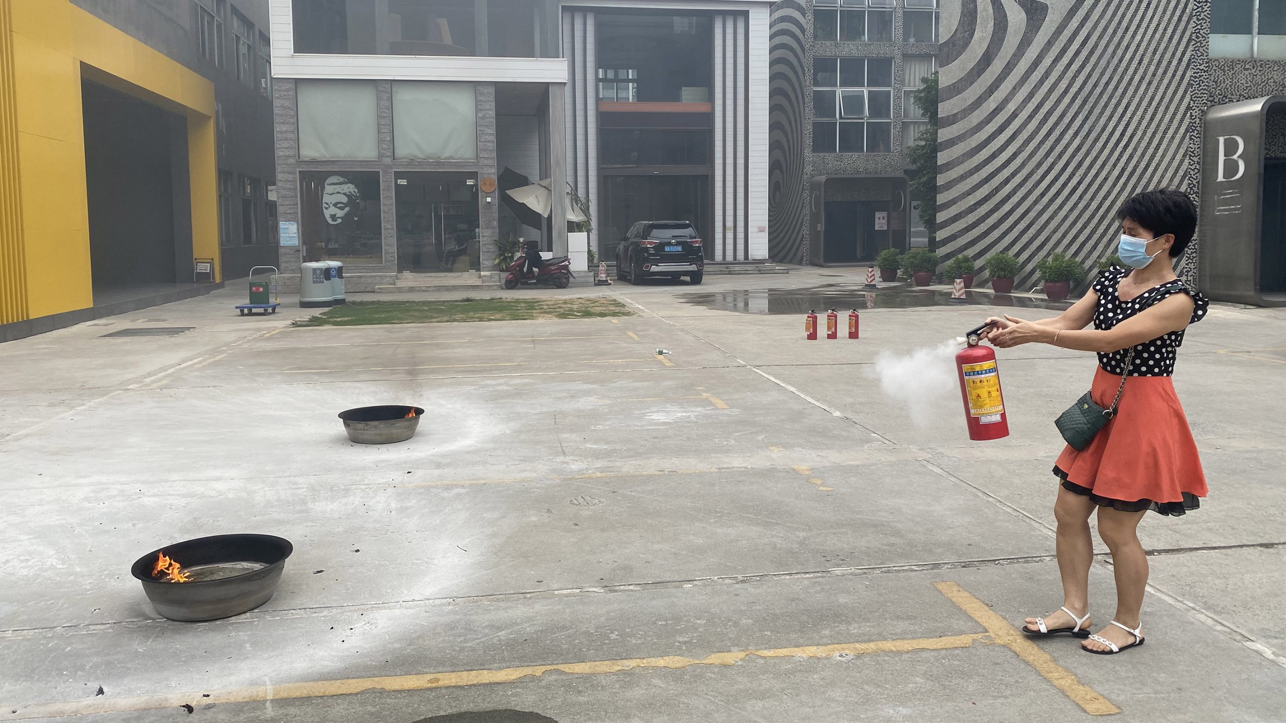 消防常演練、安全記心中，筑牢園區消防安全防線