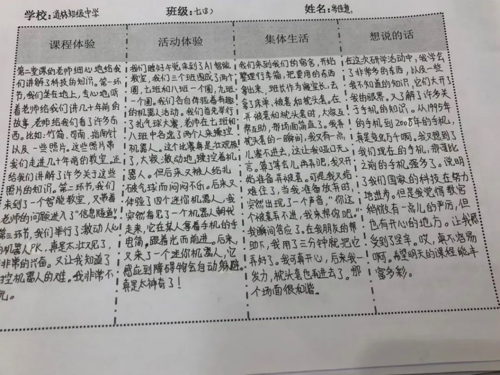 用智能筑夢未來——逍林初級中學研學回顧