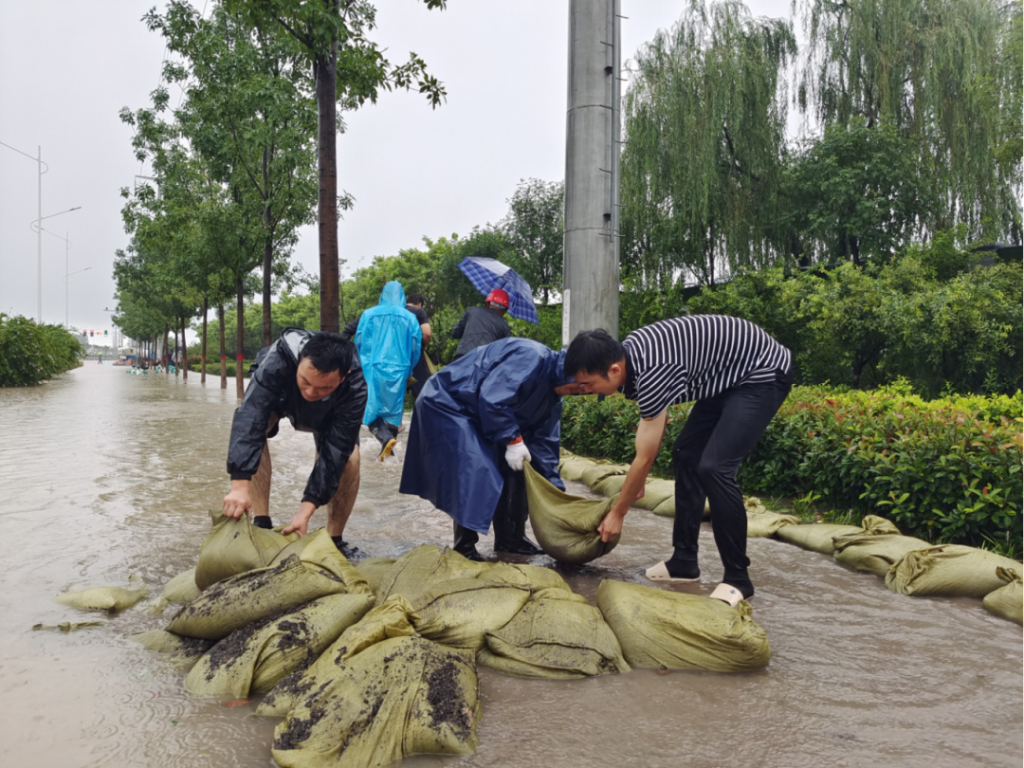 中原工業設計城丨防汛工作不松懈，招商活動不停歇