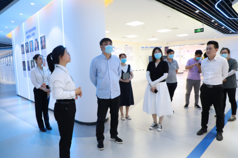 焦作市科協(xié)副主席李峰一行，蒞臨設(shè)計城開展省科普教育基地調(diào)研工作