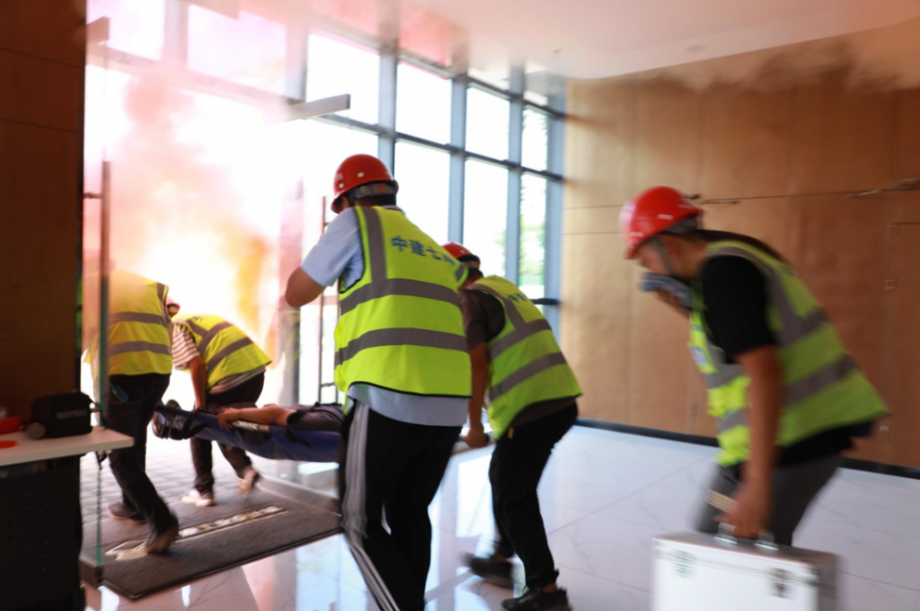 消防演練丨園區(qū)舉辦2022年夏季消防演練活動(dòng)