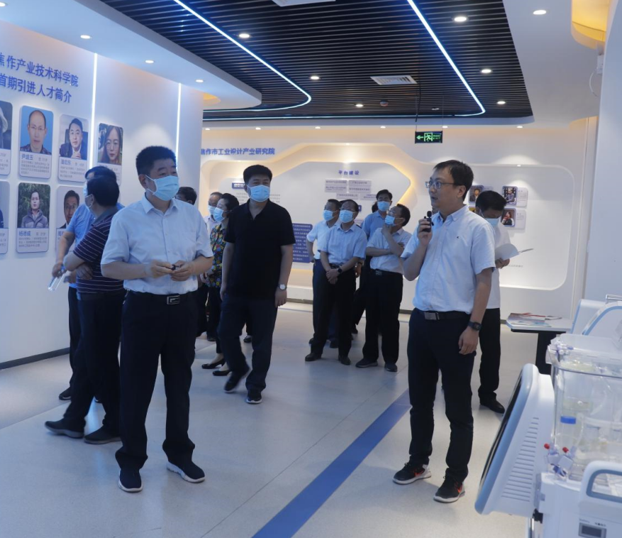 焦作市人大常委會(huì)主任王建修一行蒞臨設(shè)計(jì)城參觀調(diào)研